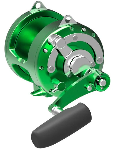 Avet T-RX 50 2-Speed Lever Drag Big Game Reel - Green 3 Avet T-RX 50 2-Speed Lever Drag Big Game Reel - Green