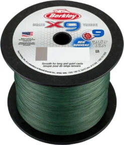 Berkley X9 Braided Line - Low-Vis Green -Deals The Salt Reel Store berkley x9 braided line low vis green 64693.1651189996