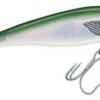 MirrOlure 26MR MirrOmullet Surface Walker Lure Green/White/Silver Lumi -Deals The Salt Reel Store mirromullet 26 mr11 surface walker mir 0047 2 56626.1671119127.386.513