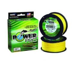 Power Pro PowerPro Braided Spectra Fiber Fishing Line Hi-Vis Yellow 500 Yds.