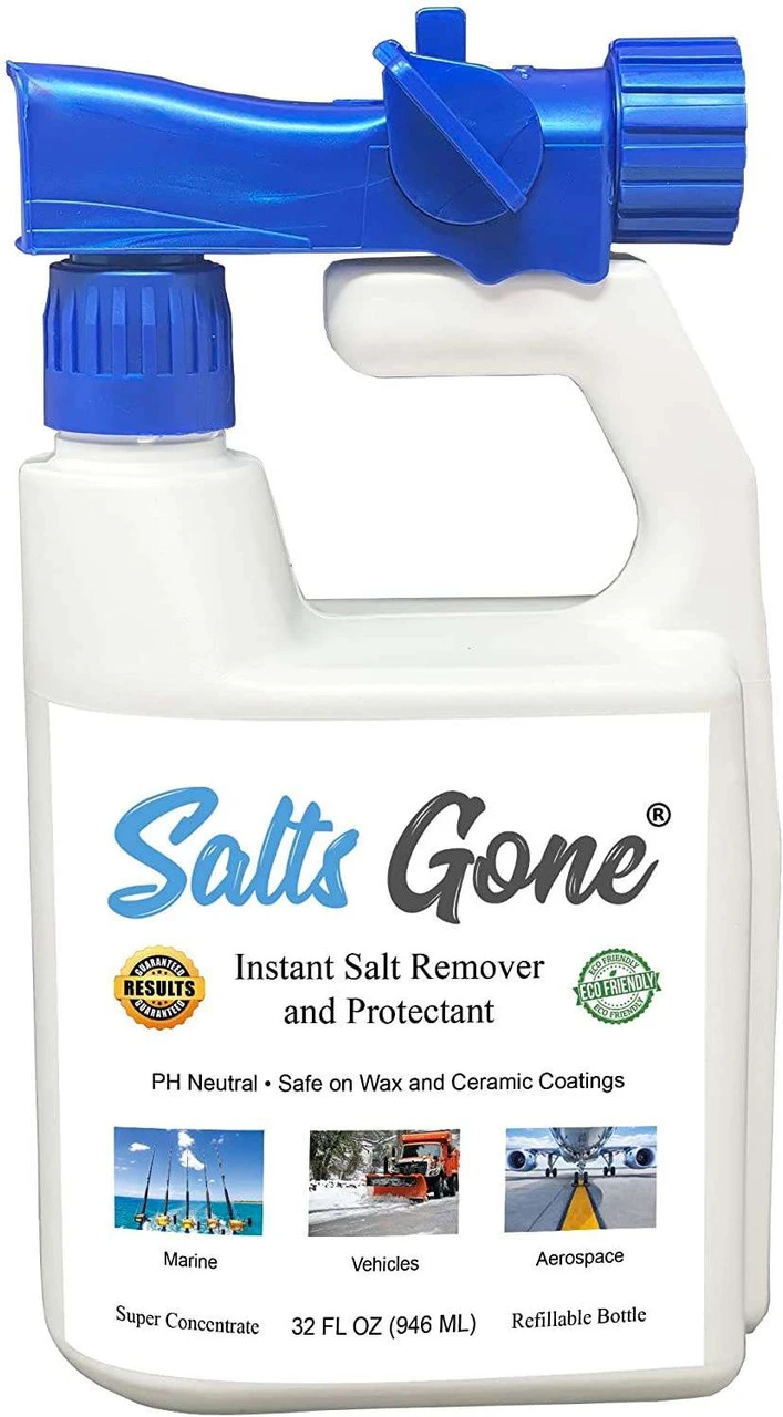 Salts Gone 32 Oz. Refillable Spray Bottle Concentrate 3 Salts Gone 32 Oz. Refillable Spray Bottle Concentrate