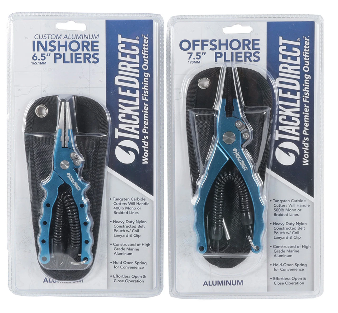 TackleDirect TDPL75BL/TDPL65BL TD Pliers Set 5 TackleDirect TDPL75BL/TDPL65BL TD Pliers Set - Image 3